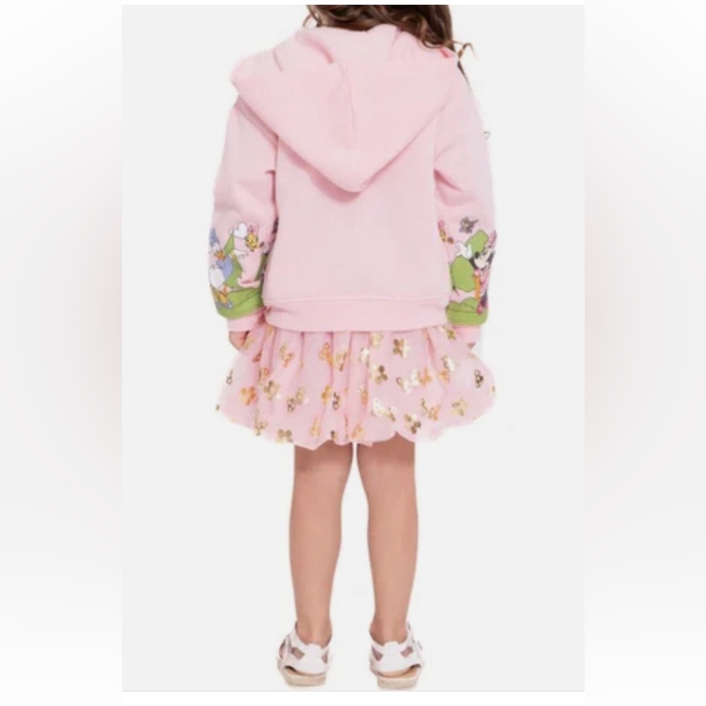 Disney Minnie Mouse Girls 3 piece Set with hooded sweatshirt, tutu,t-shirt 2T - Picture 5 of 6